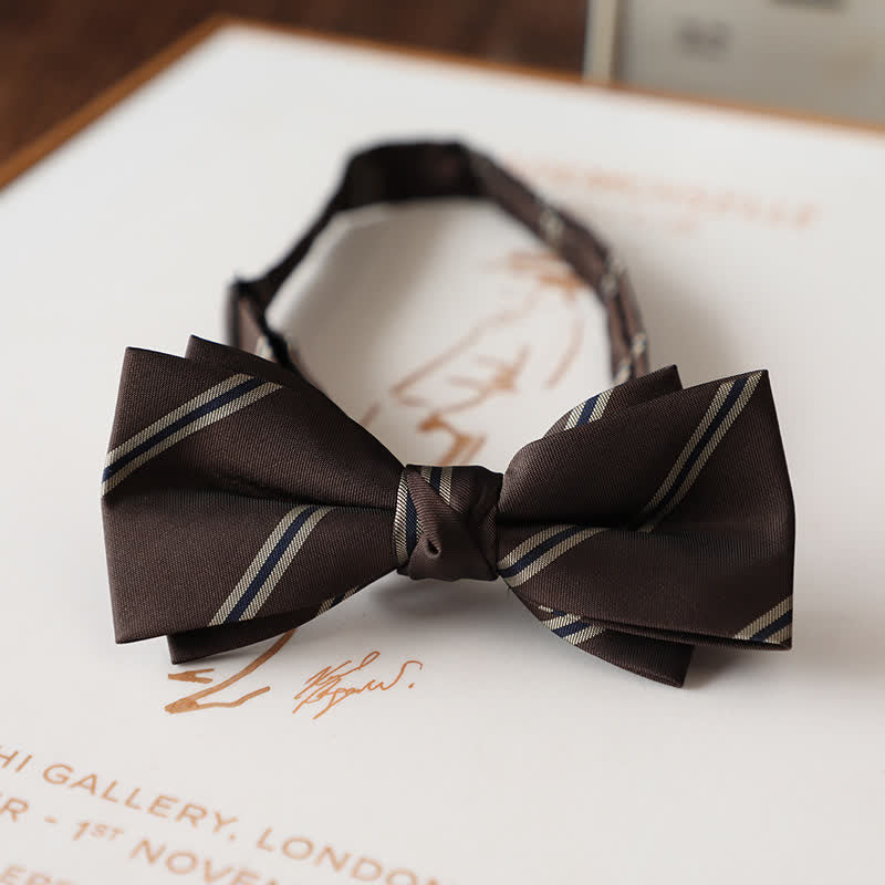 Vintage-Fliege mit Blumenmuster für Herren-Hochzeitsanzug