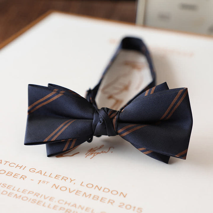Vintage-Fliege mit Blumenmuster für Herren-Hochzeitsanzug
