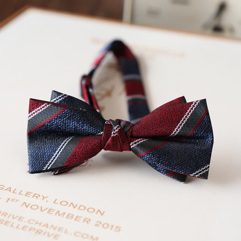Vintage-Fliege mit Blumenmuster für Herren-Hochzeitsanzug