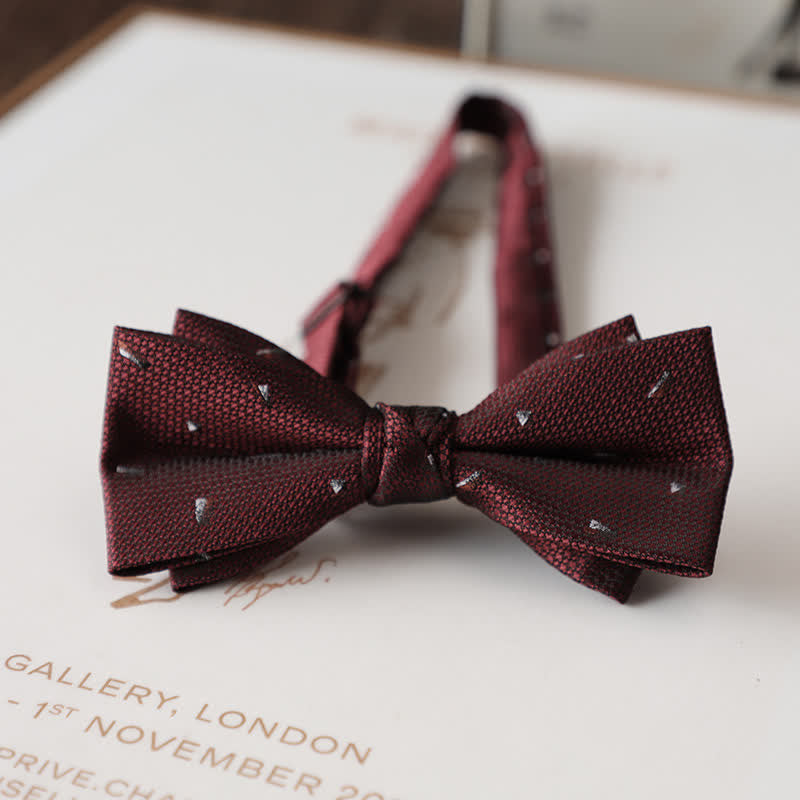 Vintage-Fliege mit Blumenmuster für Herren-Hochzeitsanzug