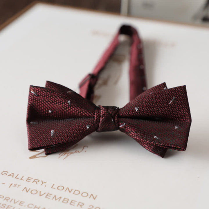 Vintage-Fliege mit Blumenmuster für Herren-Hochzeitsanzug