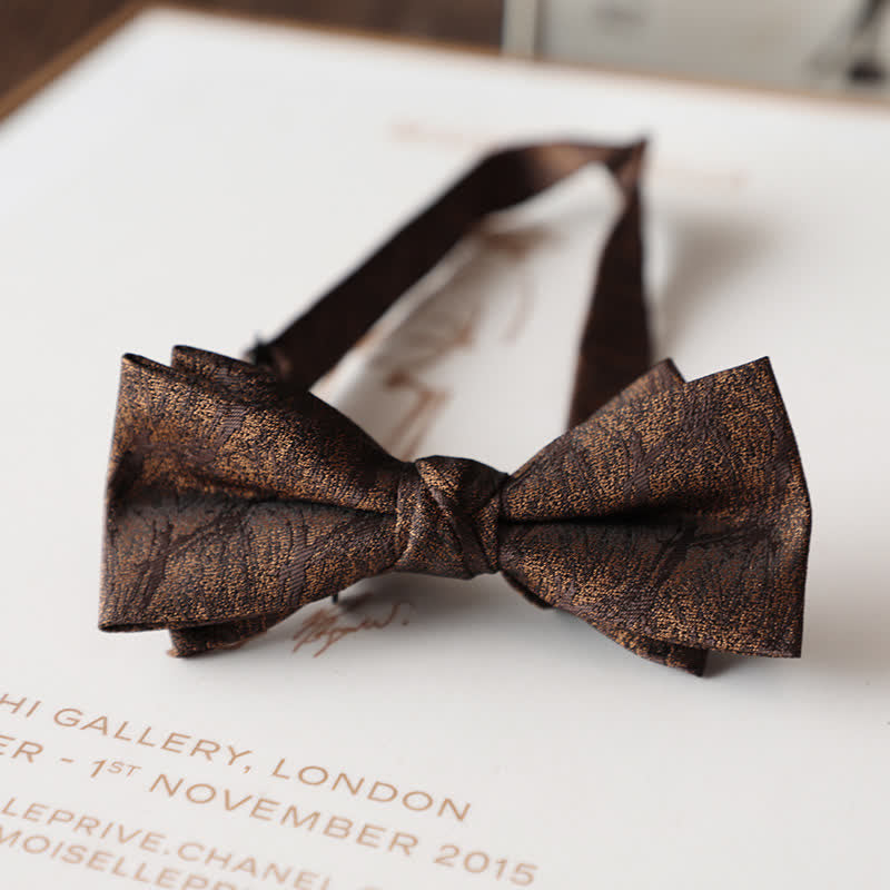 Vintage-Fliege mit Blumenmuster für Herren-Hochzeitsanzug