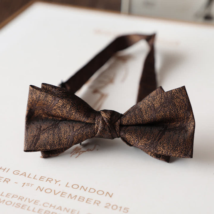 Vintage-Fliege mit Blumenmuster für Herren-Hochzeitsanzug