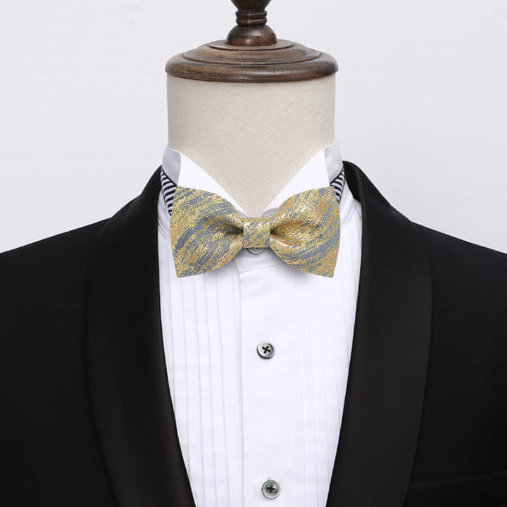 Klassische Gold Glitzer Smoking Fliege für Herren