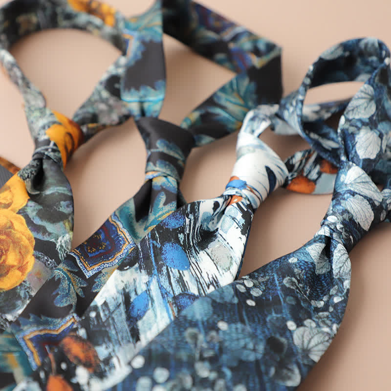 Retro Elegante Blumenmuster Krawatte für Herren - image 3