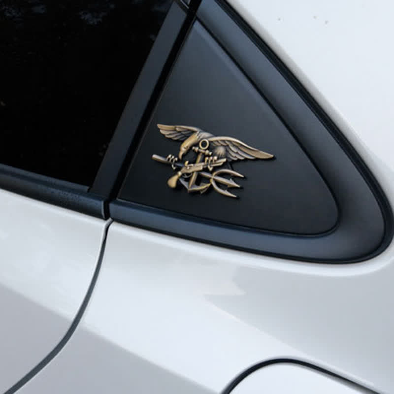 Navy Seals Trident Insignia Metallaufkleber Autoabzeichen