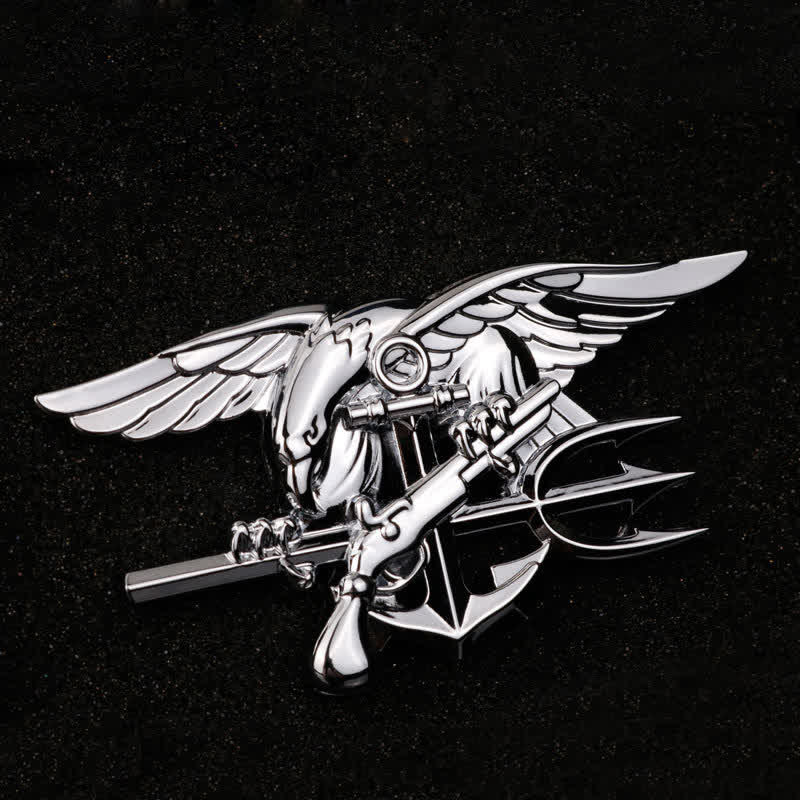 Navy Seals Trident Insignia Metallaufkleber Autoabzeichen