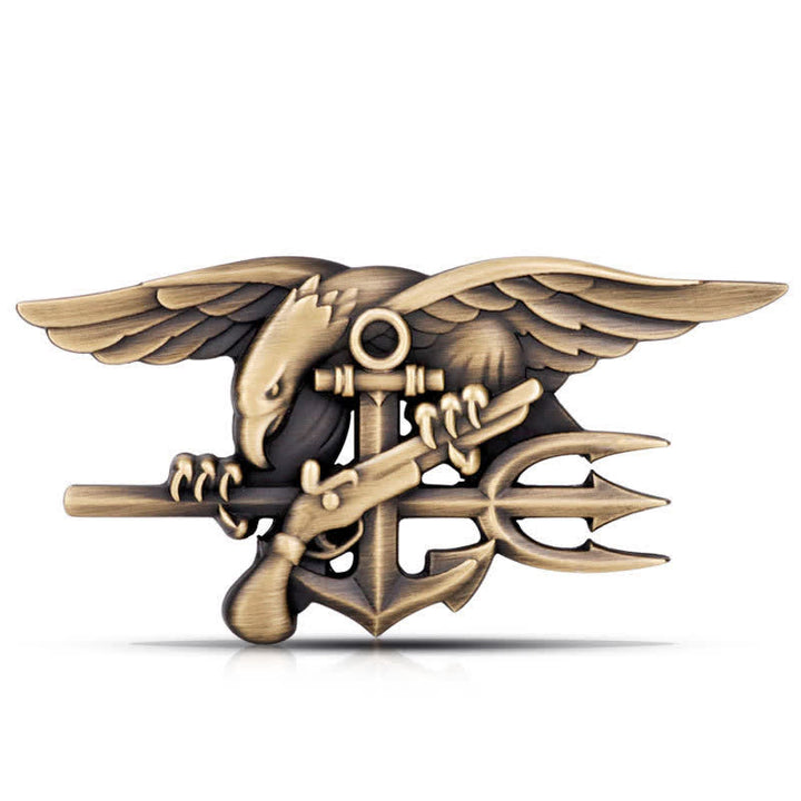 Navy Seals Trident Insignia Metallaufkleber Autoabzeichen