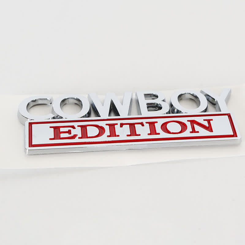 COWBOY EDITION ABS Aufkleber Emblem Autoabzeichen