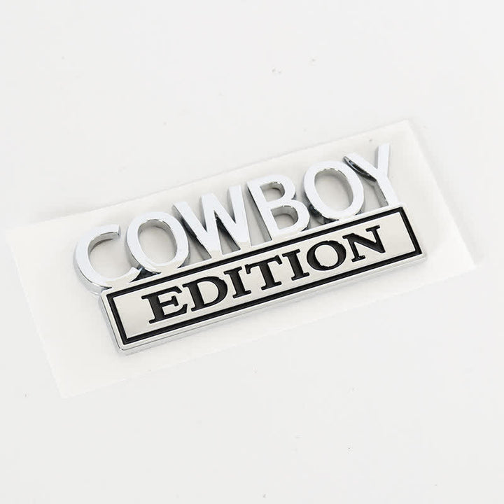 COWBOY EDITION ABS Aufkleber Emblem Autoabzeichen