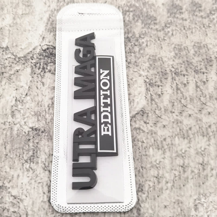 ULTRA MAGA EDITION Metallaufkleber Autoabzeichen