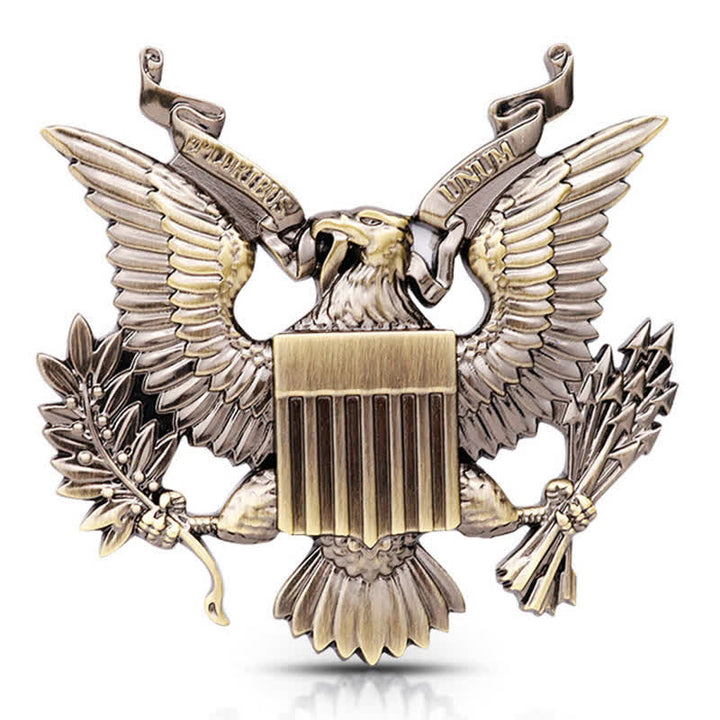 Force Winged Eagle Metallaufkleber Autoabzeichen