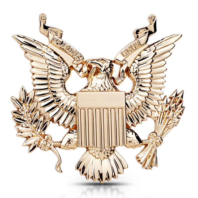 Force Winged Eagle Metallaufkleber Autoabzeichen