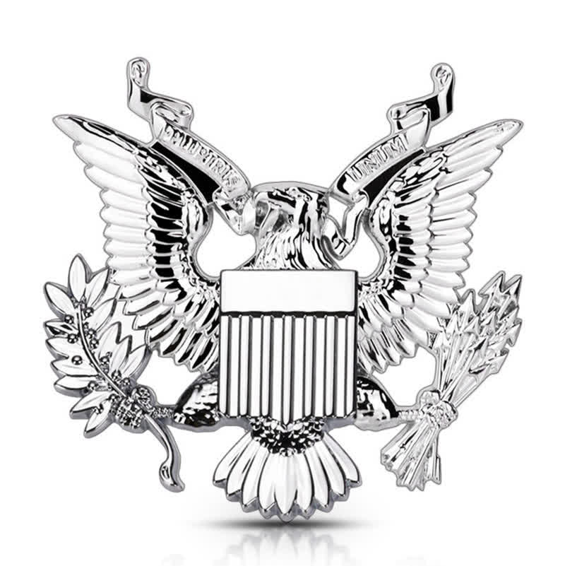 Force Winged Eagle Metallaufkleber Autoabzeichen