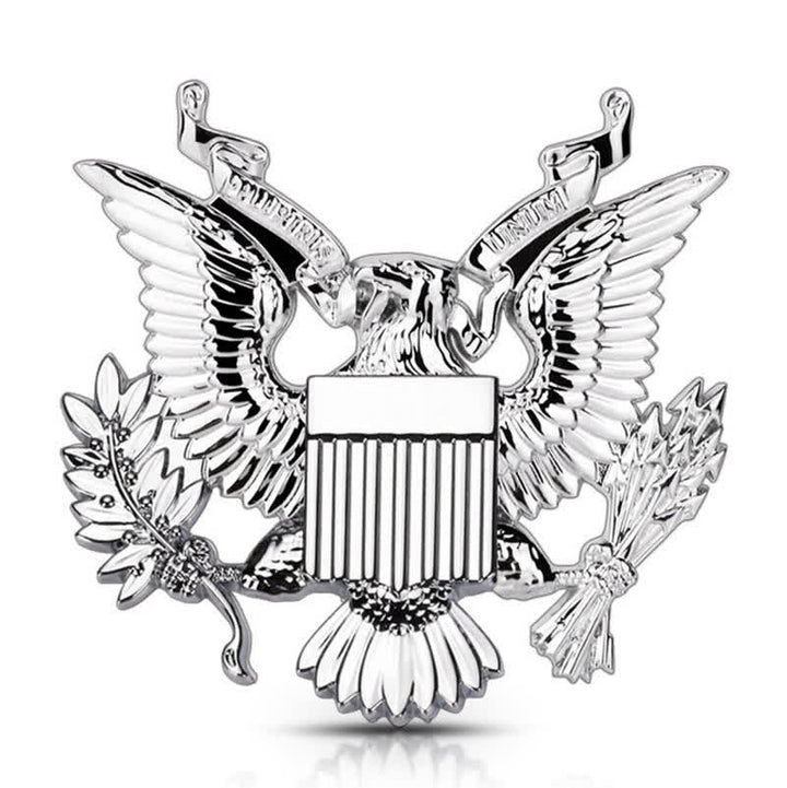 Force Winged Eagle Metallaufkleber Autoabzeichen