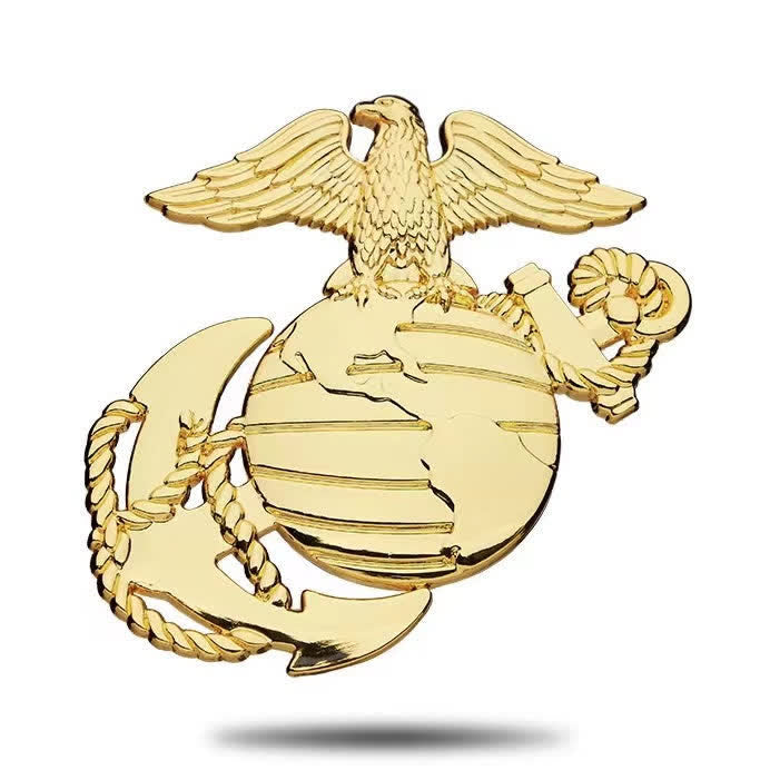 Marine Adler Globus Anker Metall Aufkleber Autoabzeichen