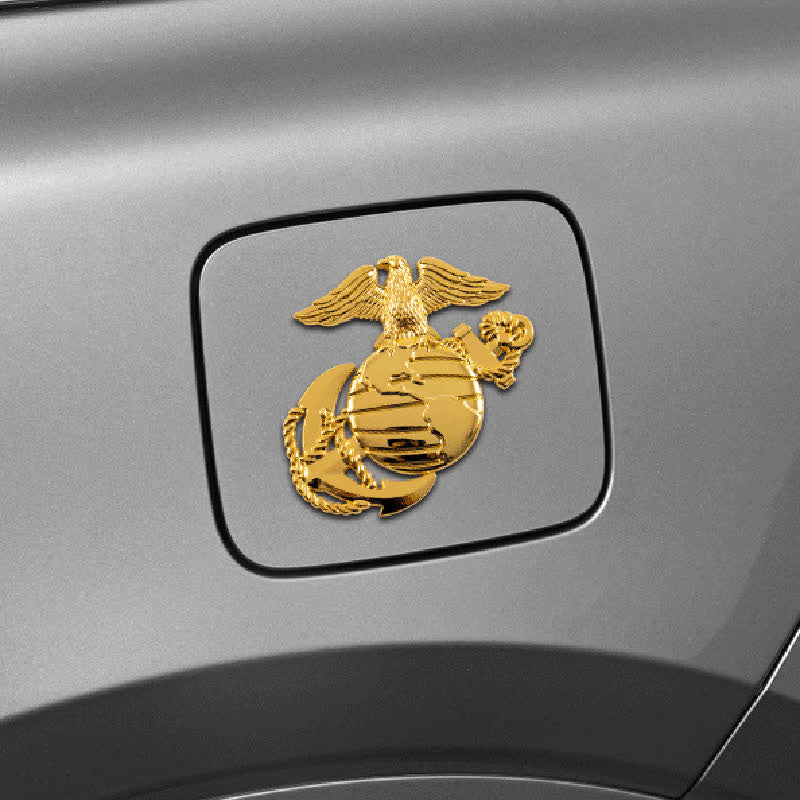 Marine Adler Globus Anker Metall Aufkleber Autoabzeichen