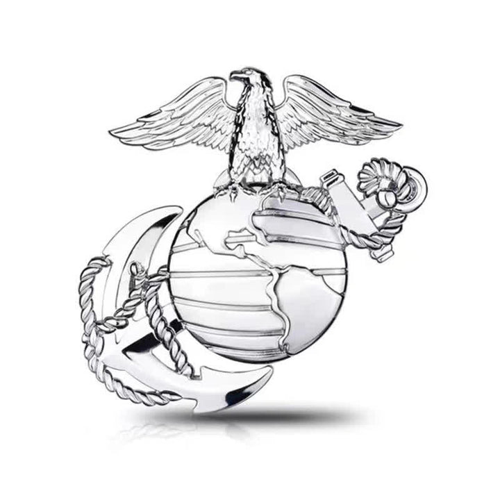 Marine Adler Globus Anker Metall Aufkleber Autoabzeichen