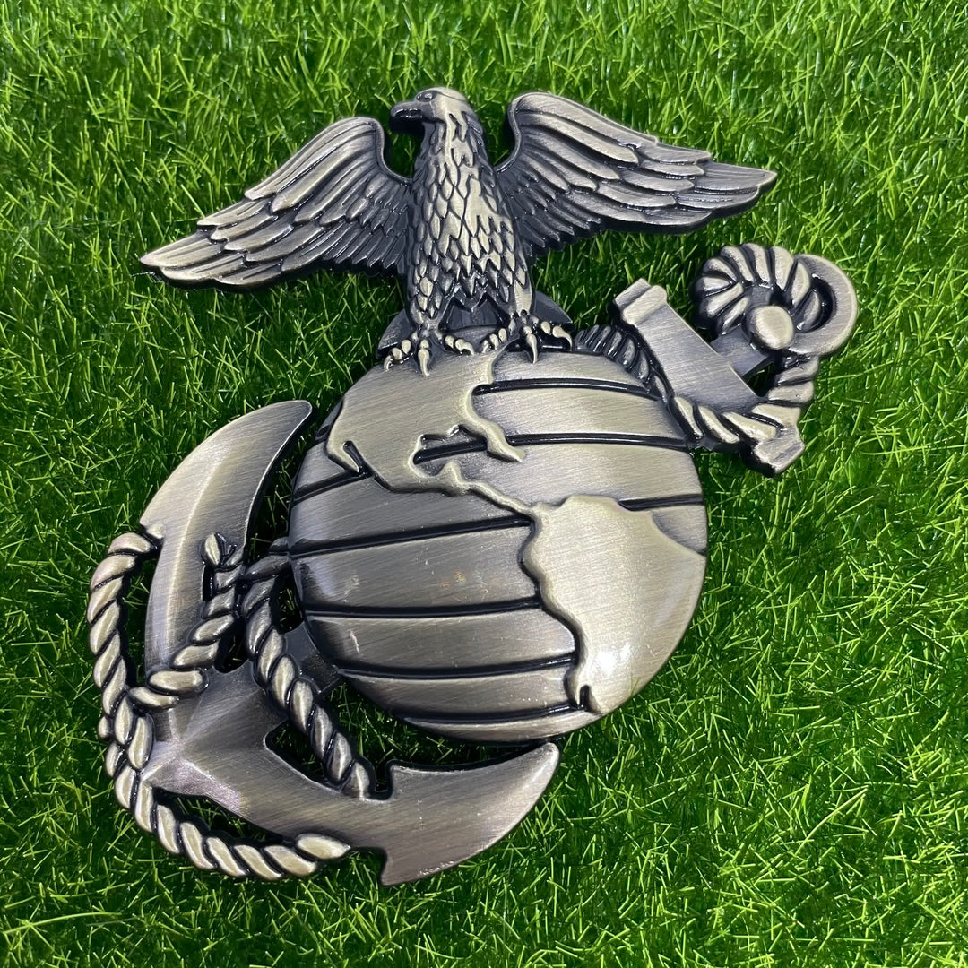 Marine Adler Globus Anker Metall Aufkleber Autoabzeichen