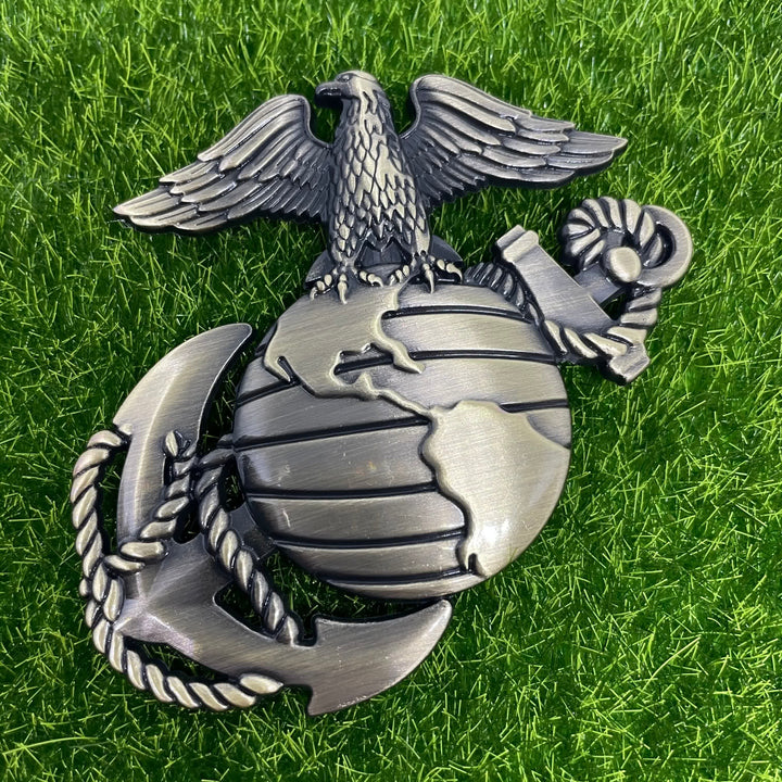 Marine Adler Globus Anker Metall Aufkleber Autoabzeichen