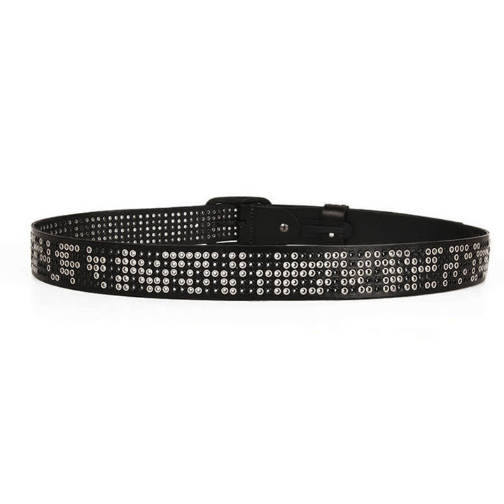 Unisex-Nieten Heavy Metal Cowboy Punk Ledergürtel