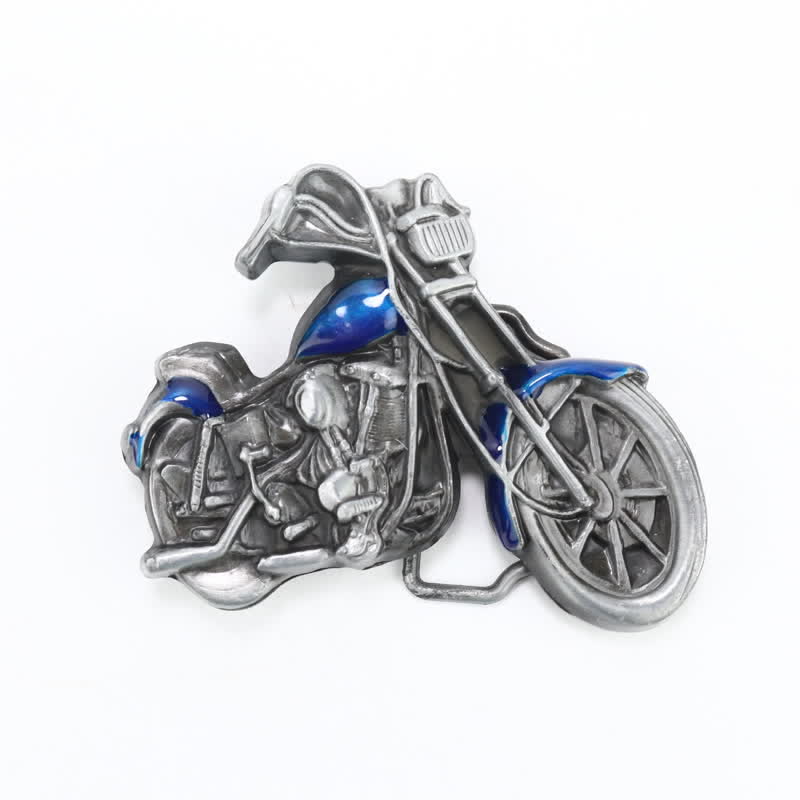 Männer DIY Cooler Motorrad-Schnallen-Gürtel aus Leder