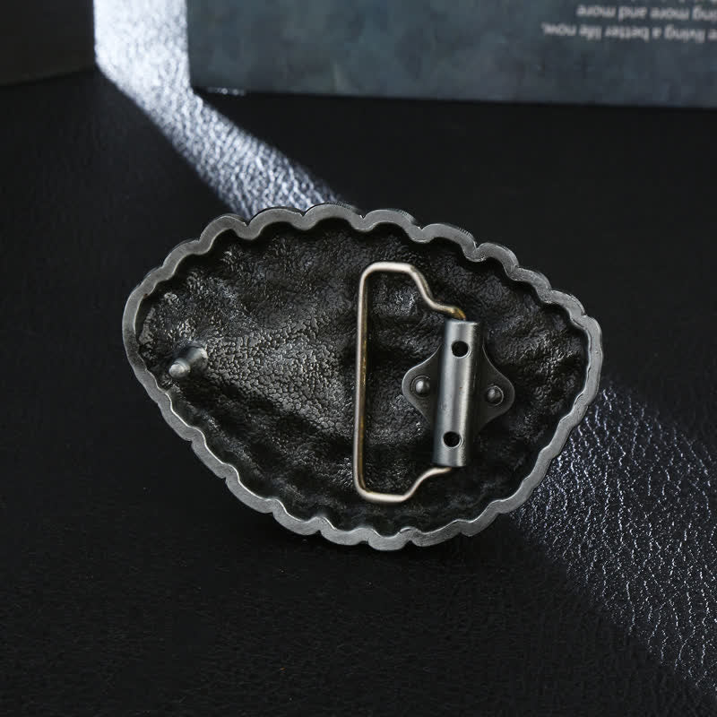 Herren DIY Watcher Alligator Auge Schnalle Ledergürtel