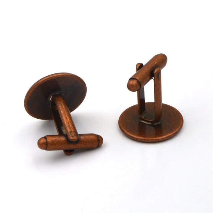 Schwarz-Weiße Yin-Yang-Glaskuppel-Manschettenknöpfe für Männer - image 10