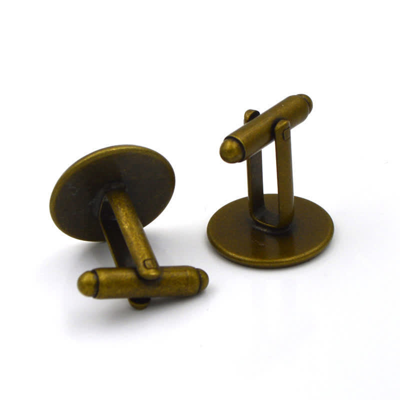 Schwarz-Weiße Yin-Yang-Glaskuppel-Manschettenknöpfe für Männer - image 8