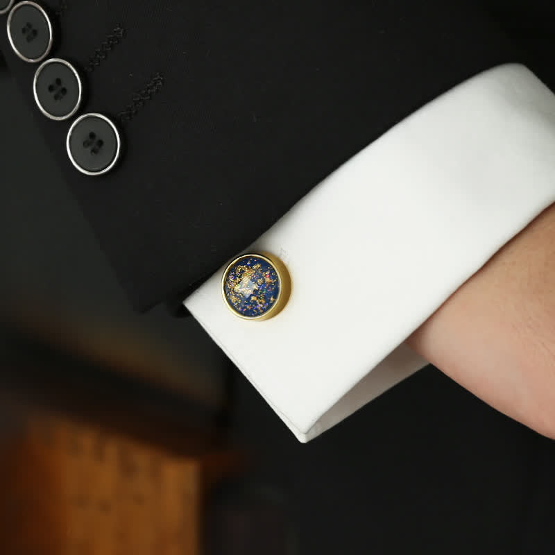 Luxuriöse einfache Gentleman-Hemd-Manschettenknöpfe für Herren - image 1