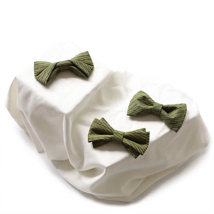 Herrengrüne Serie Köper Hochzeit Fliege