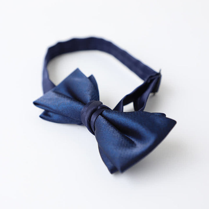 Herren-Fliege in Marineblau, einfarbig
