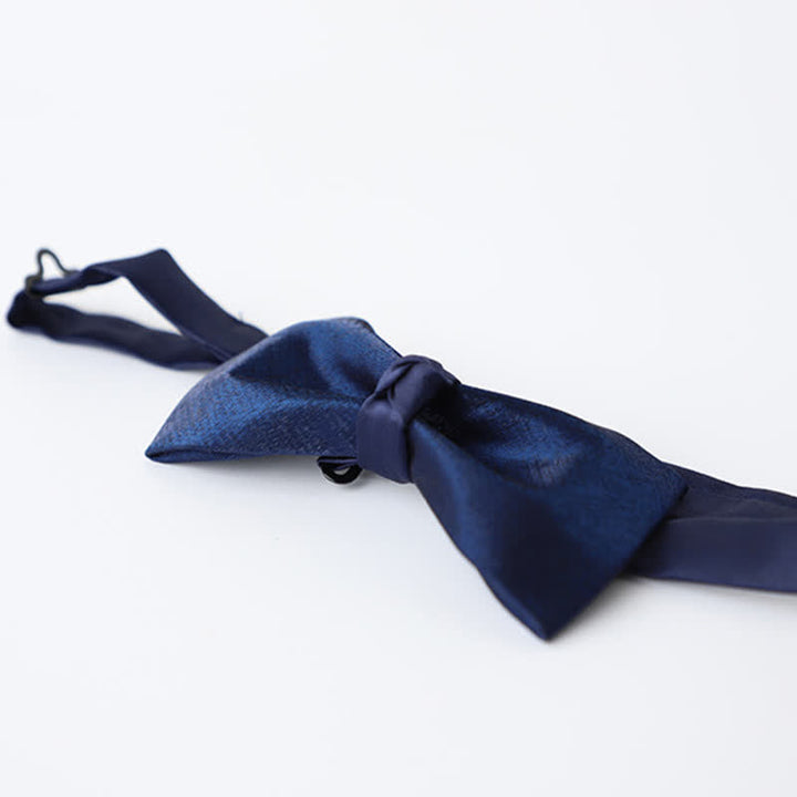 Herren-Fliege in Marineblau, einfarbig