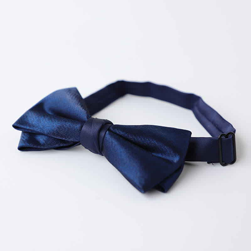 Herren-Fliege in Marineblau, einfarbig