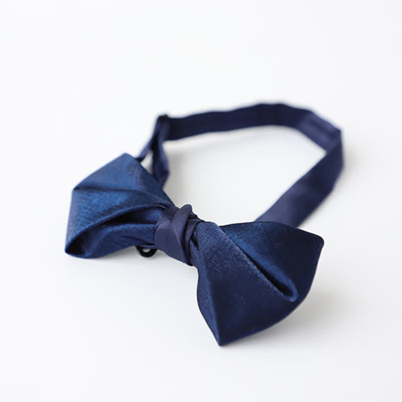 Herren-Fliege in Marineblau, einfarbig