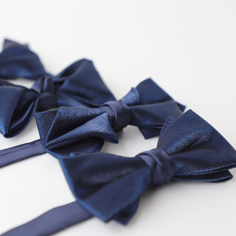 Herren-Fliege in Marineblau, einfarbig