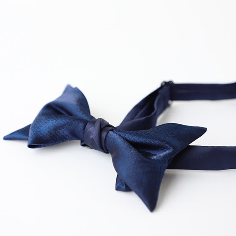 Herren-Fliege in Marineblau, einfarbig