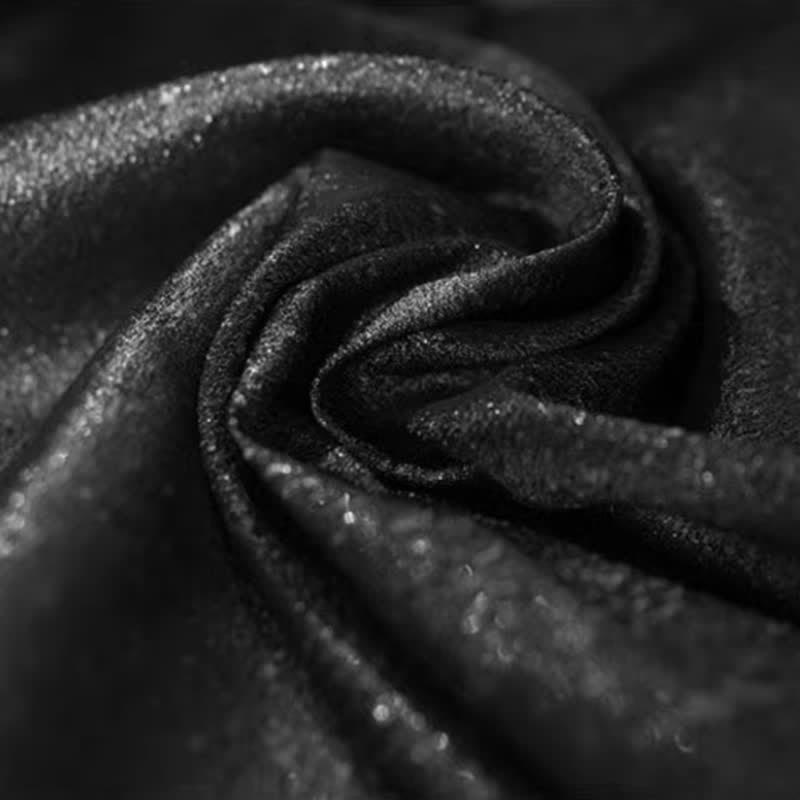 Elegante schwarze Fliege mit dezentem Glanz für Männer