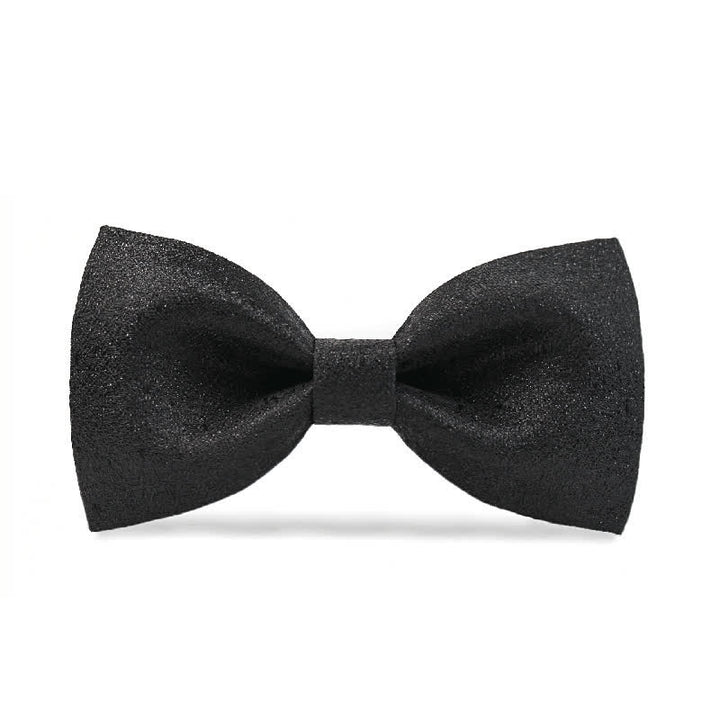 Elegante schwarze Fliege mit dezentem Glanz für Männer