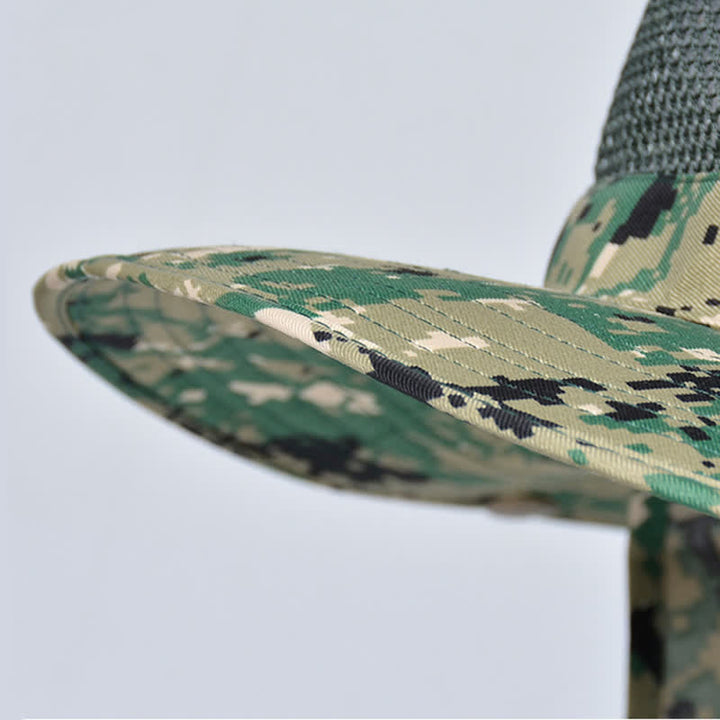Herren Tarnnetz Design Sonnenhut