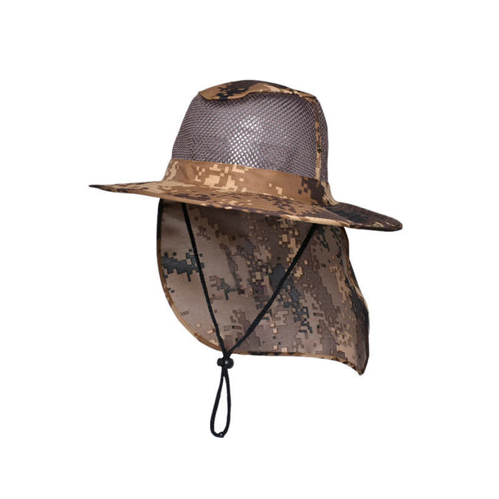 Herren Tarnnetz Design Sonnenhut