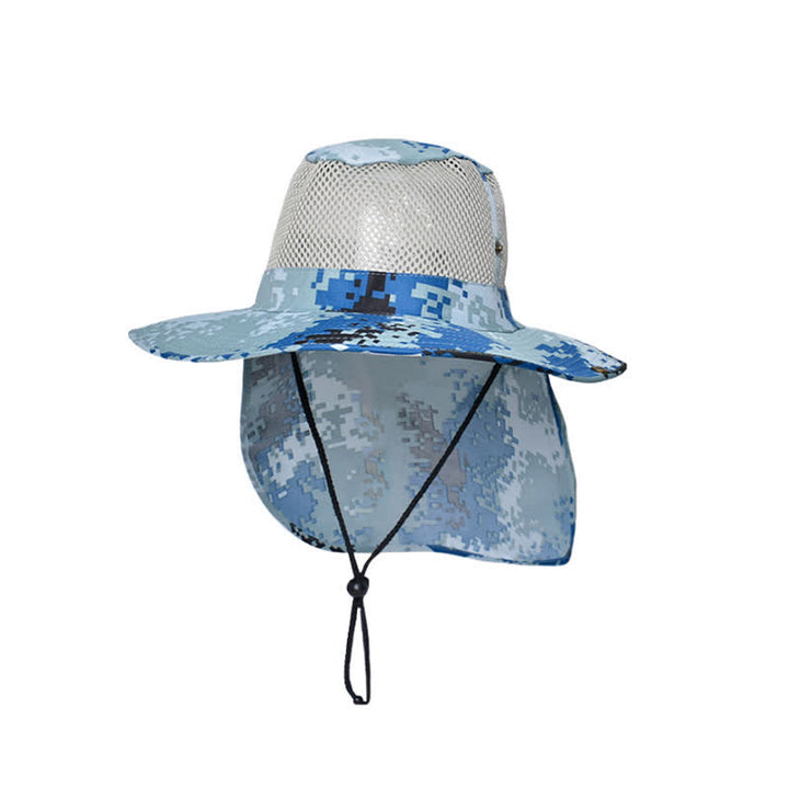 Herren Tarnnetz Design Sonnenhut