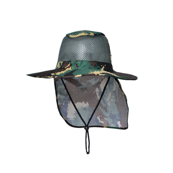 Herren Tarnnetz Design Sonnenhut