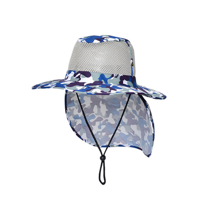 Herren Tarnnetz Design Sonnenhut