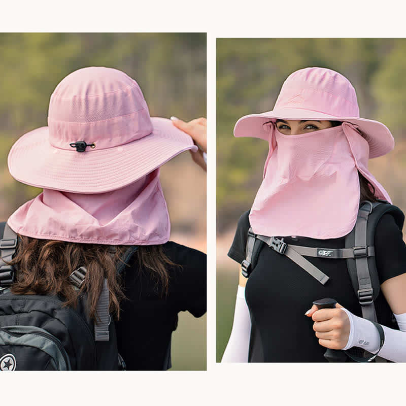 Männer Wanderhut mit abnehmbarer Gesichtsmaske
