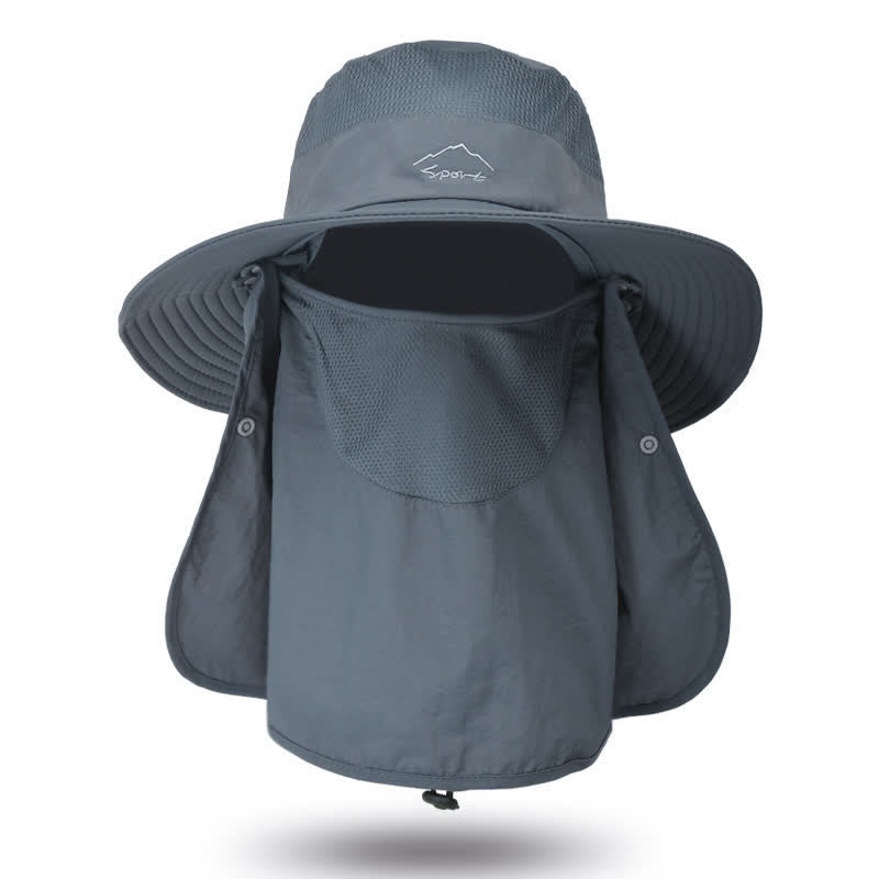 Männer Wanderhut mit abnehmbarer Gesichtsmaske