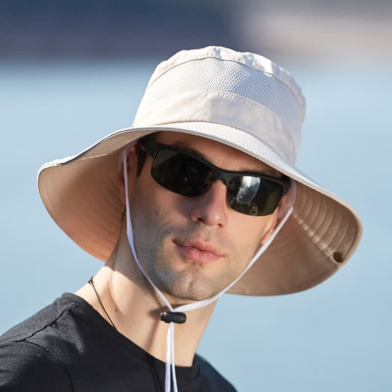 Herren Sommer Sonnenblocker Strand Reisemütze