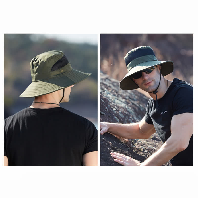 Herren Sommer Sonnenblocker Strand Reisemütze