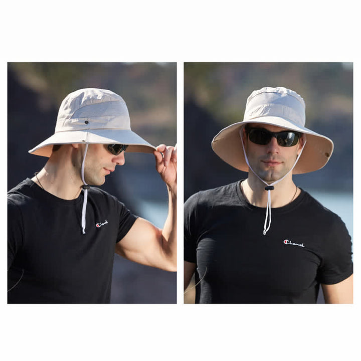 Herren Sommer Sonnenblocker Strand Reisemütze
