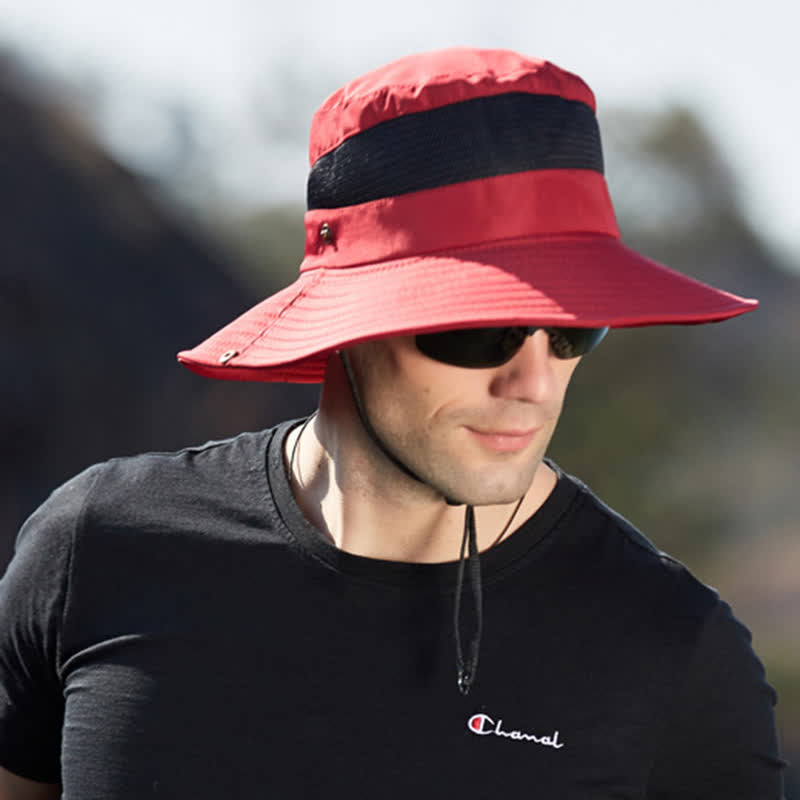 Herren Sommer Sonnenblocker Strand Reisemütze
